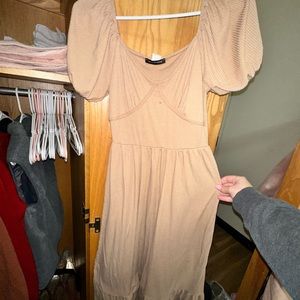 Tan dress